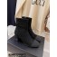 Chanel Heel 5cm Ankle Boots Suede/Grosgrain Black 2021