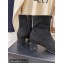 Chanel Heel 5cm Ankle Boots Suede/Grosgrain Black 2021