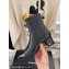 Chanel Heel 5cm Ankle Boots Lambskin/Patent Black 2021