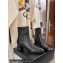 Chanel Heel 5cm Ankle Boots Lambskin/Patent Black 2021