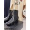 Chanel Heel 5cm Ankle Boots Lambskin/Patent Black 2021