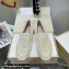 Jimmy Choo VARSHA FLAT White Satin Loafers with All-Over Pearl Embellishment 2021