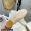 Jimmy Choo VARSHA FLAT White Satin Loafers with All-Over Pearl Embellishment 2021