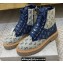 Jimmy Choo CORA FLAT JC Monogram Jacquard and Leather Mix Combat Boots Sand Dune 2021