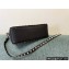 Valentino Small Rockstud Grainy Calfskin Crossbody Bag Black 2021