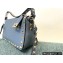 Valentino Small Rockstud Grainy Calfskin Crossbody Bag Azure Blue 2021