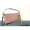 Valentino Small Rockstud Grainy Calfskin Crossbody Bag Nude Pink 2021