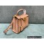 Valentino Small Rockstud Alcove Grainy Calfskin Handbag Nude Pink 2021