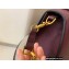 Valentino VSLING Grainy Calfskin Small Handbag Burgundy 2021