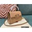 Valentino VSLING Grainy Calfskin Mini Handbag Nude 2021
