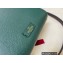 Valentino VSLING Grainy Calfskin Mini Handbag Green 2021