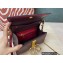 Valentino VSLING Grainy Calfskin Mini Handbag Burgundy 2021