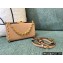 Valentino Rockstud Alcove Grainy Calfskin Clutch Bag Nude 2021