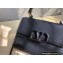 Valentino VSLING Grainy Calfskin Small Handbag Black 2021