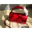 Valentino VSLING Grainy Calfskin Small Handbag Red 2021