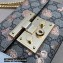 Gucci Padlock Small Berry Shoulder Bag 409487 GG Canvas 2021