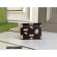 Gucci GG Marmont Berry Card Case Wallet 456126 Leather Black 2021