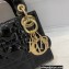 Lady Dior Micro Bag in Patent Cannage Calfskin Black 2021