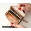 Chanel Classic Zipped Coin Purse AP0216 in Original Grained Calfskin Beige