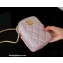 Chanel Pearl Calfskin Vertical Camera Bag AS2857 in Original Quality Pink 2021