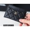 Chanel Classic Card Holder AP0213 in Original Grained Calfskin Black