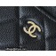 Chanel Classic Card Holder AP0213 in Original Grained Calfskin Black