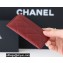 Chanel Classic Card Holder AP0213 in Original Grained Calfskin Red