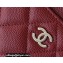 Chanel Classic Card Holder AP0213 in Original Grained Calfskin Red
