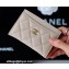 Chanel Classic Card Holder AP0213 in Original Grained Calfskin Beige