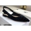 Dior J'Adior Slingback Ballerina Flats Crocodile-Effect Embroidered Velvet Black 2021