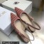 Dior J'Adior Slingback Ballerina Flats Crocodile-Effect Embroidered Velvet Pink 2021