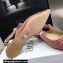 Dior J'Adior Slingback Ballerina Flats Crocodile-Effect Embroidered Velvet Pink 2021