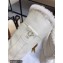 Dior Calfskin and Lambskin Wool Ankle Boots White 2021