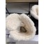 Dior Calfskin and Lambskin Wool Ankle Boots White 2021