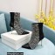 Balmain Heel 9.5cm Roni Ankle Boots Bimaterial Jacquard and Leather Black/White with Balmain Monogram 2021
