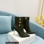 Balmain Heel 9.5cm Roni Ankle Boots Leather Army Green 2021