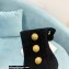 Balmain Heel 9.5cm Roni Ankle Boots Suede Black 2021