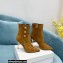 Balmain Heel 9.5cm Roni Ankle Boots Suede Brown 2021