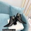 Balmain Heel 6cm Ankle Boots Leather Black with Balmain Monogram Logo 2021
