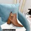 Balmain Heel 6cm Ankle Boots Leather Brown with Balmain Monogram Logo 2021