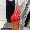 Valentino Heel 6cm Rockstud Alcove Boots in Leather Patent Red 2021