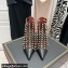 Valentino Heel 6cm Rockstud Alcove Boots in Leather Black 2021