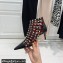 Valentino Heel 6cm Rockstud Alcove Boots in Leather Black 2021