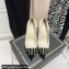 Valentino Heel 9cm Rockstud Alcove Pumps in Kidskin and Patent Leather White/Black 2021