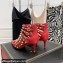 Valentino Heel 6cm Rockstud Alcove Boots in Leather Red 2021