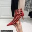 Valentino Heel 6cm Rockstud Alcove Boots in Leather Red 2021