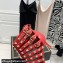Valentino Heel 6cm Rockstud Alcove Boots in Leather Red 2021