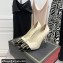 Valentino Heel 9cm Rockstud Alcove Pumps in Kidskin and Patent Leather White/Black 2021