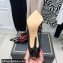 Valentino Heel 10cm Rockstud Alcove Pumps in Mesh and Leather Patent Black 2021