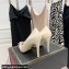 Valentino Heel 9cm Rockstud Alcove Pumps in Kidskin and Patent Leather White/Black 2021
